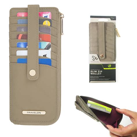 travelon rfid card holder|travelon rfid wallets for women.